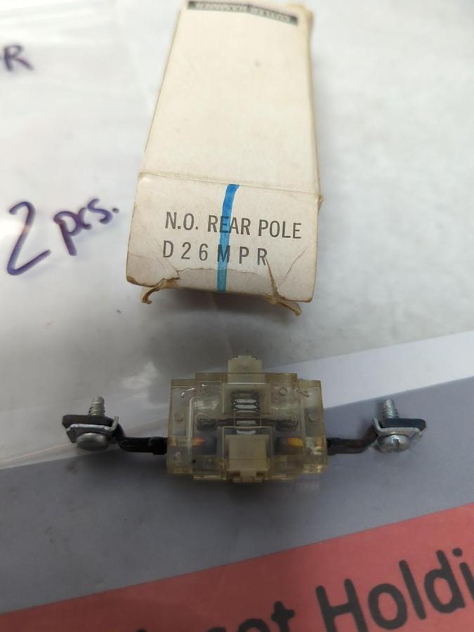 CUTLER-HAMMER,D26MPR,TYPE M RELAY POLES LOT OF 2 NOS