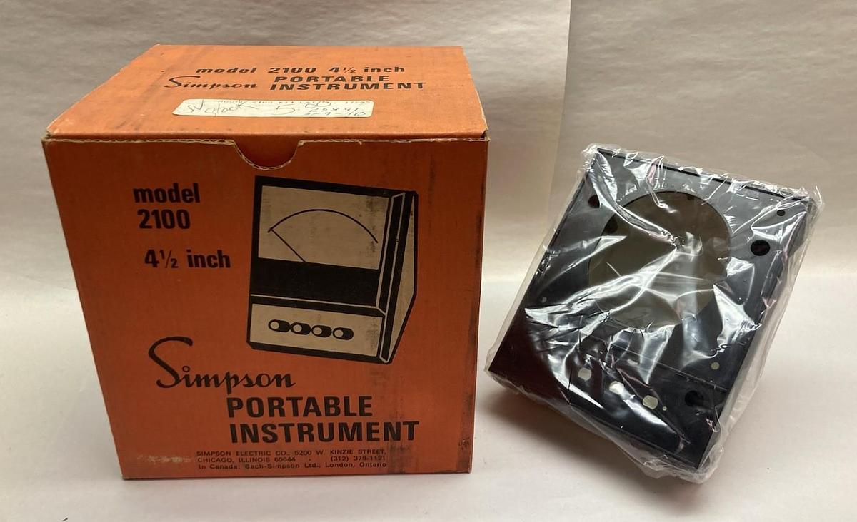 Simpson Portable Instrument,Model 2100 4 1/2",Electric Module