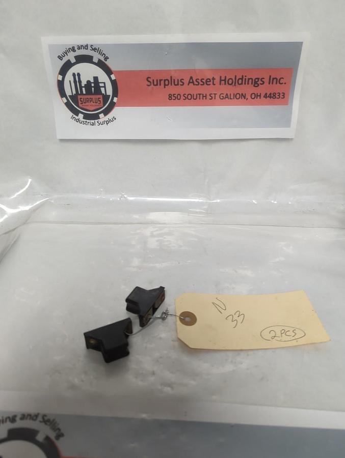 Used ALLEN BRADLEY,N33,THERMAL OVERLOAD HEATER ELEMENT LOT OF 2 PRE-OWNED