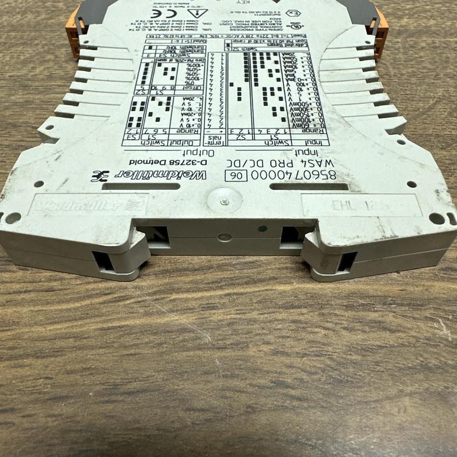 Used Weidmiller,8560740000,WAS4 Analog Signal Isolator