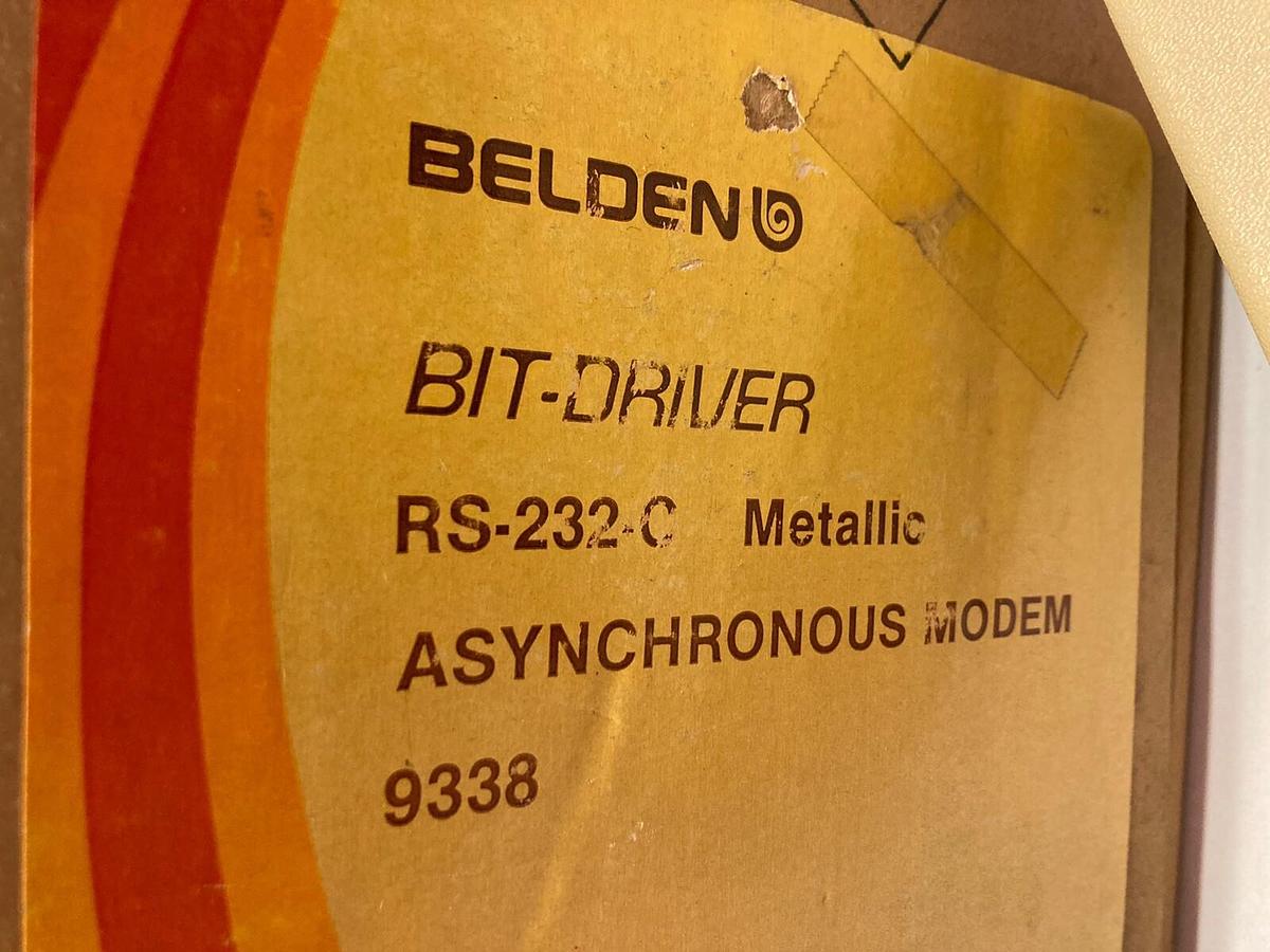 Belden,RS-232-C,Metallic Bit-Driver