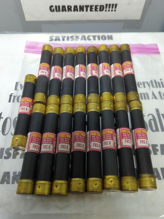 FUSETRON,FRS-8,FUSE 8 AMP LOT OF 17 NOS