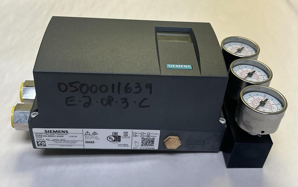 SIEMENS,6DR52200EN010AA9,ELECTROPNEUMATIC POSITIONER NOS