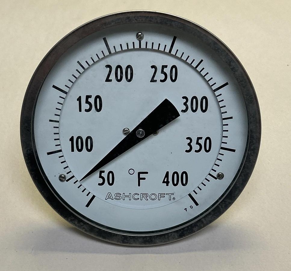Used ASHCROFT,9169,TEMPERATURE GAUGE 0-400F