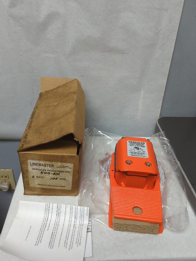 LINEMASTER,500-AN,HERCULES POTENTIOMETER 2W 10K OHM NEW