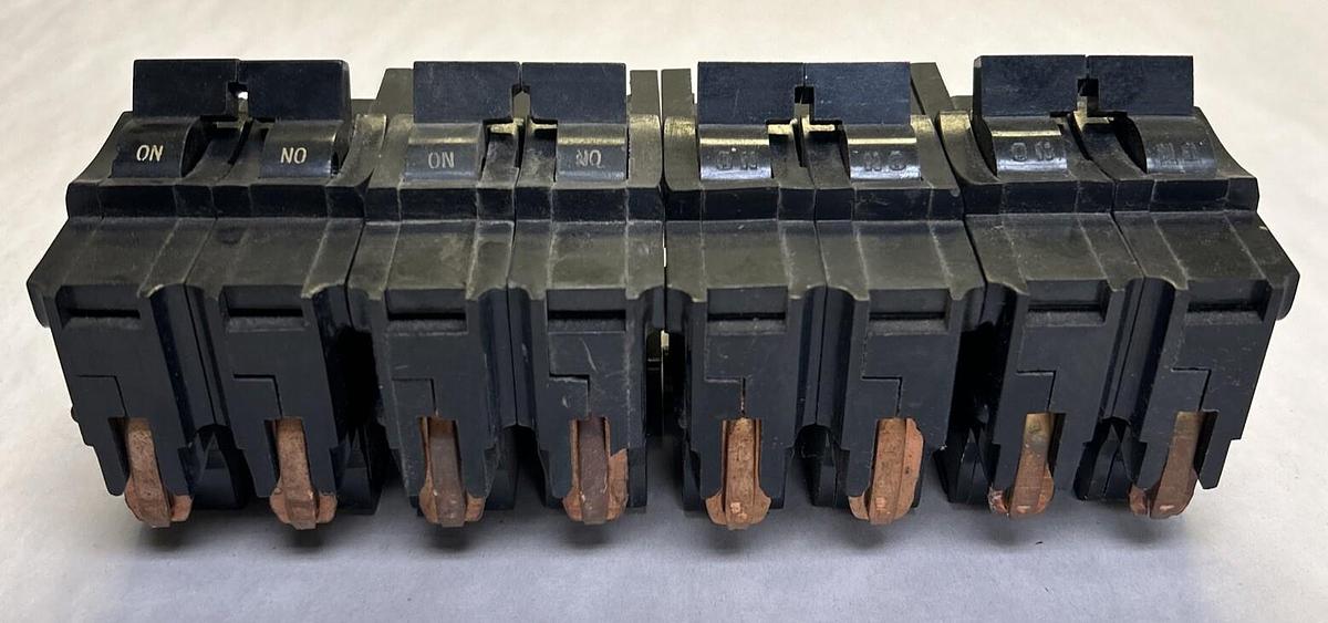 Used FEDERAL PACIFIC,NA230,CIRCUIT BREAKER 30A 120/240V LOT OF 4