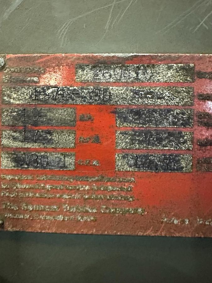 Used Spencer,1575-MOD,Centrifugal Blower 100HP 1750RPM 3PH