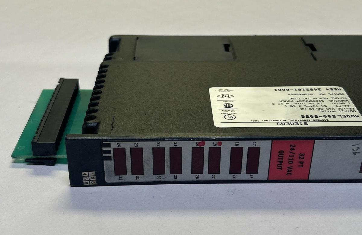 Used SIEMENS TEXAS INSTRUMENTS,500-5056,OUTPUT MODULE