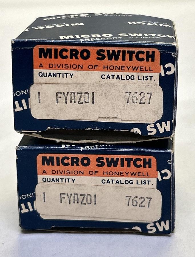 HONEY WELL MICRO SWITCH,FYAZ01,CONDUIT ADAPTER LOT OF 2 NOS