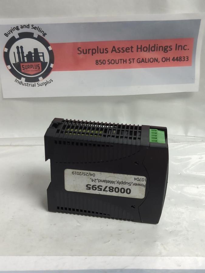 Used WIELAND,81 000 6120 0,SWITCHING POWER SUPPLY WiPOS P1 24-2.5 PRE-OWNED