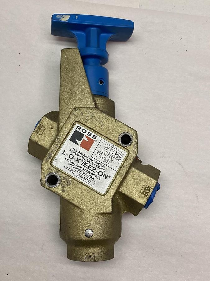 Used Ross,1523A4102,Energy Isolation Device L-O-X/EEZ-ON Pressure 2-10 Bar