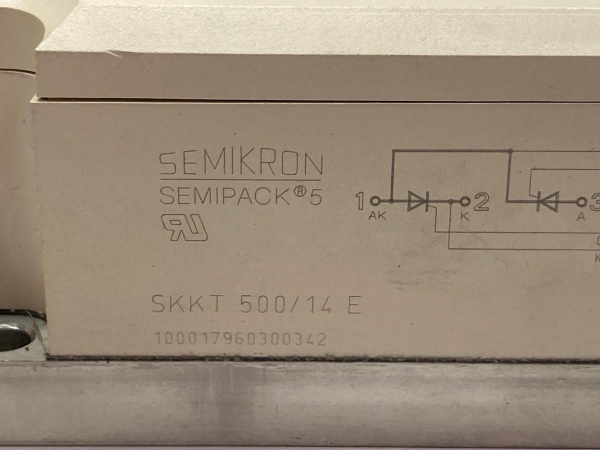 Used Semikron Semipack 5,SKKT 500/14E,Thyristor Module