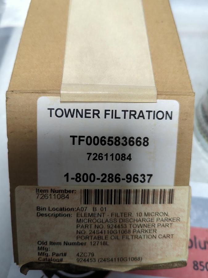 TOWNER FILTRATION,TF006583668,FILTER ELEMENT NOS