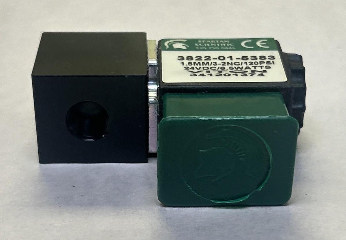 SPARTAN SCIENTIFIC,3822-01-5383,SOLENOID VALVE 24VDC 6.5 WATTS NOS