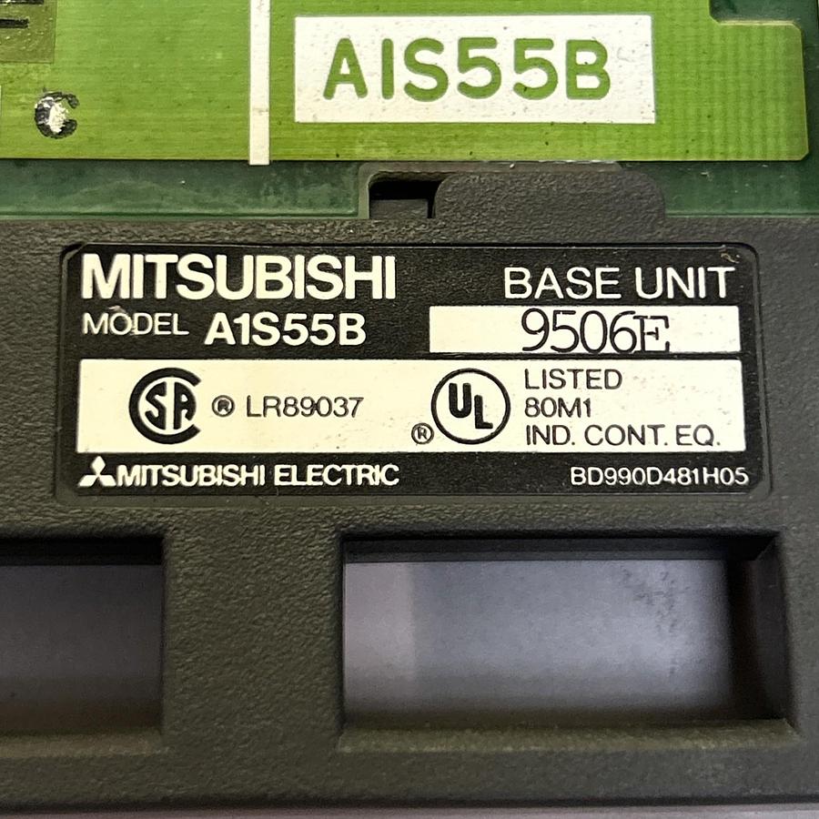 Used MITSUBISHI,A1S55B,BASE UNIT