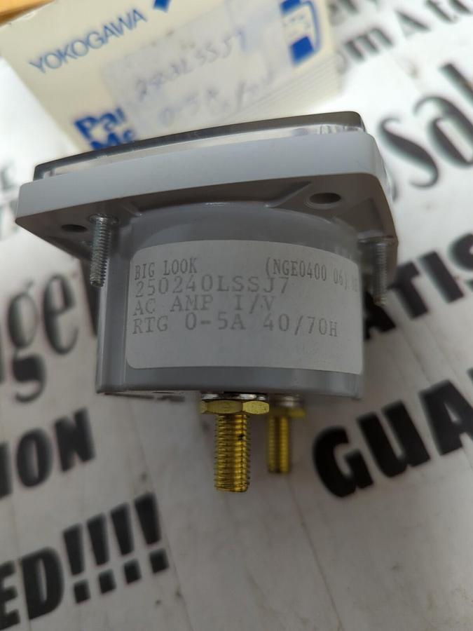 YOKOGAWA,2502LSSJ7,PANEL METER 0-5A 40/70H NOS