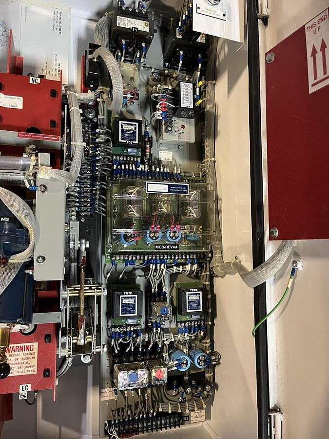 Used RUSSELECTRIC,RMTD-1002BE,TRANSFER SWITCH 100A 480V