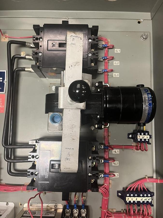 Used LAKE SHORE,07441,ELECTRIC T-200 TRANSFER SWITCH 100 AMP 208V 3PH