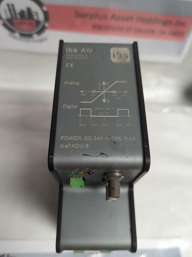 Used IBA,PADU-8,ANALOG DIGITAL INIT/CONTROLLER PRE-OWNED