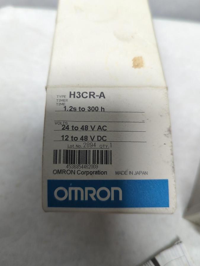 OMRON,H3CR-A,TIMER MODULE 1.2S TO 300H NOS