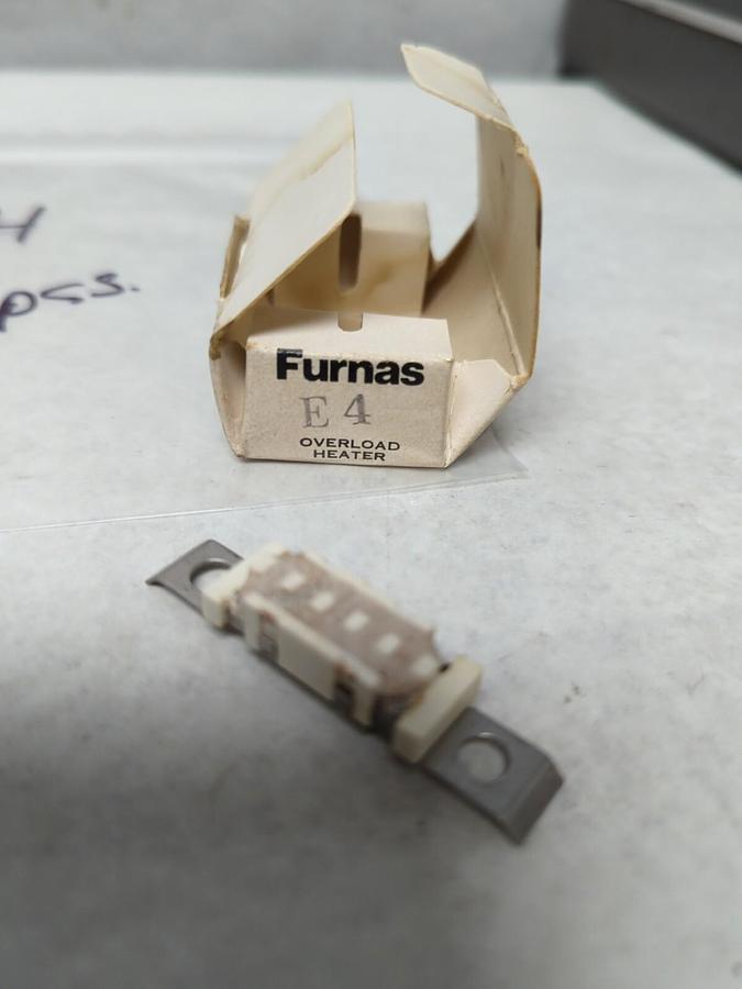 FURNAS,E4,THERMAL OVERLOAD HEATER ELEMENT LOT OF 2 NOS