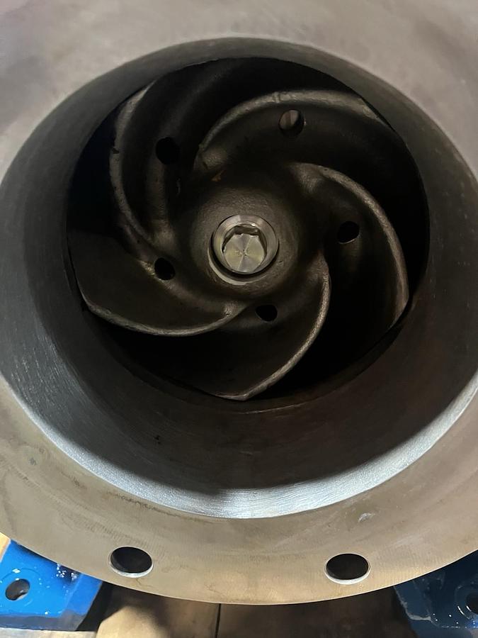 Used GOULDS,3175,CENTRIFUGAL PUMP 6X8-18 316SS 2500GPM