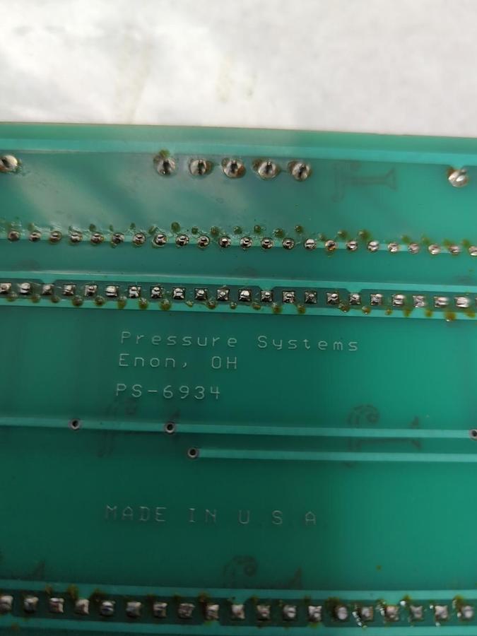 Used PRESSURE SYSTEMS INC,PS-6934,CIRCUIT BOARD PRE-OWNED
