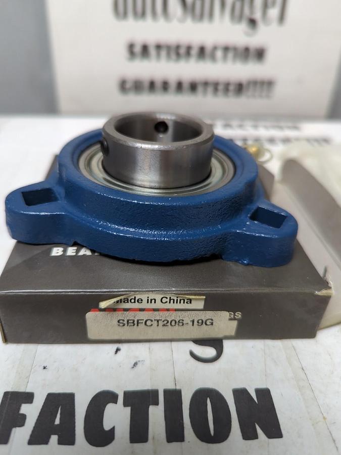 AMCAN,SBFCT206-19G,3-BOLT FLANGE BEARING NOS