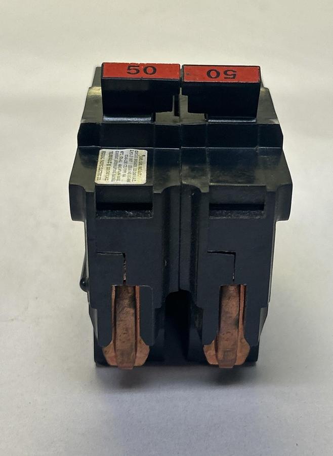 Used FEDERAL PACIFIC,NA250,CIRCUIT BREAKER 50A 120/240V 2P