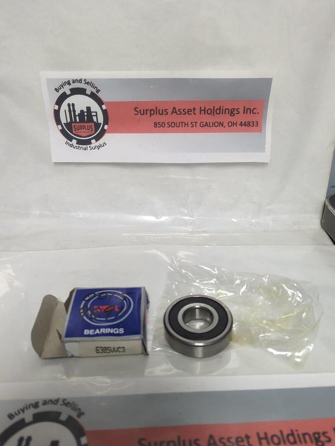 NSK,6305VVC3,DEEP GROOVE BALL BEARING 25X62X17MM NOS