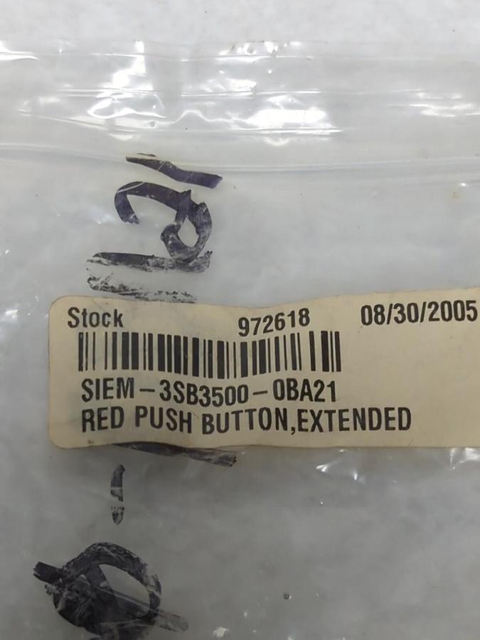 SIEMENS,3SB3500-0BA21,RED PUSH BUTTON BOX OF 2 NOS