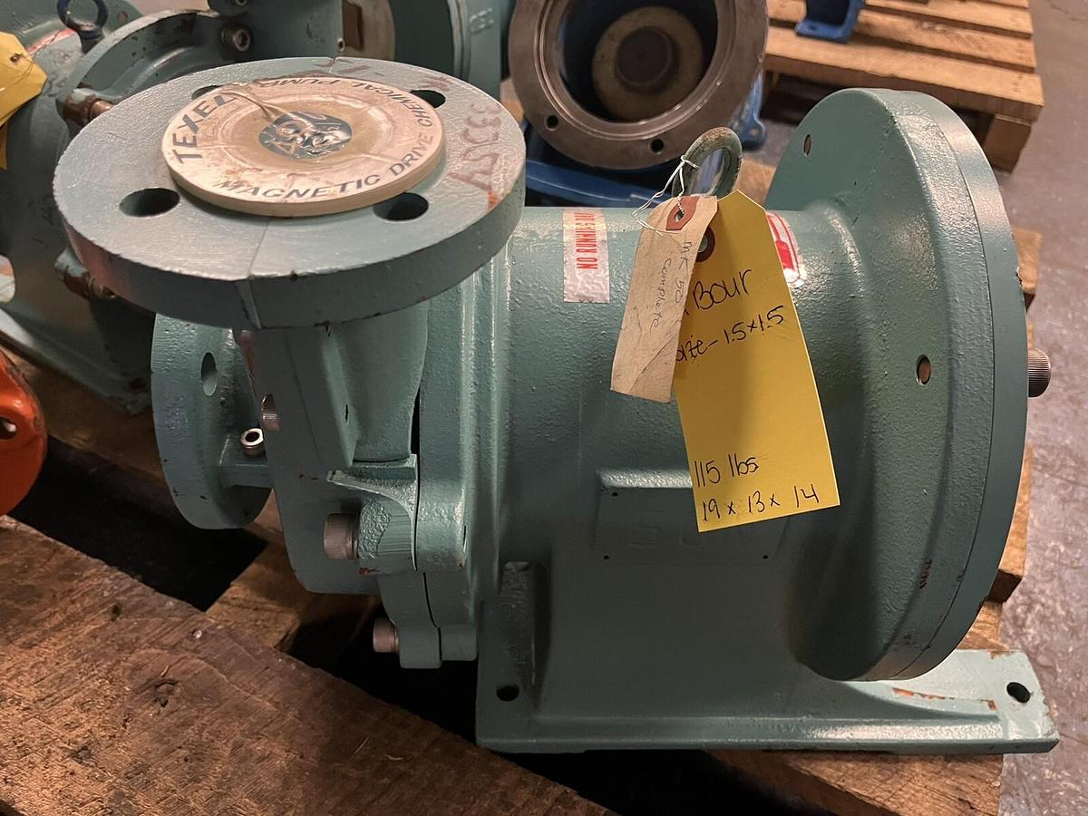 Used TEXEL, 1-1/2"X2",MAGNETIC DRIVE CHEMICAL PUMP REFURBISHED
