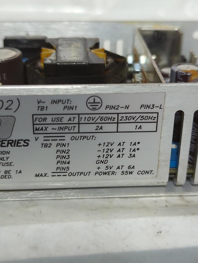 Used POWER ONE,MAP55-4002,POWER SUPPLY PRE-OWNED