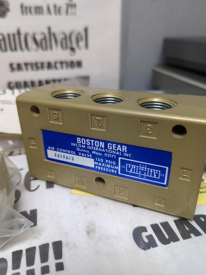 BOSTON GEAR,E81FA13,AIR CONTROL VALVE NOS