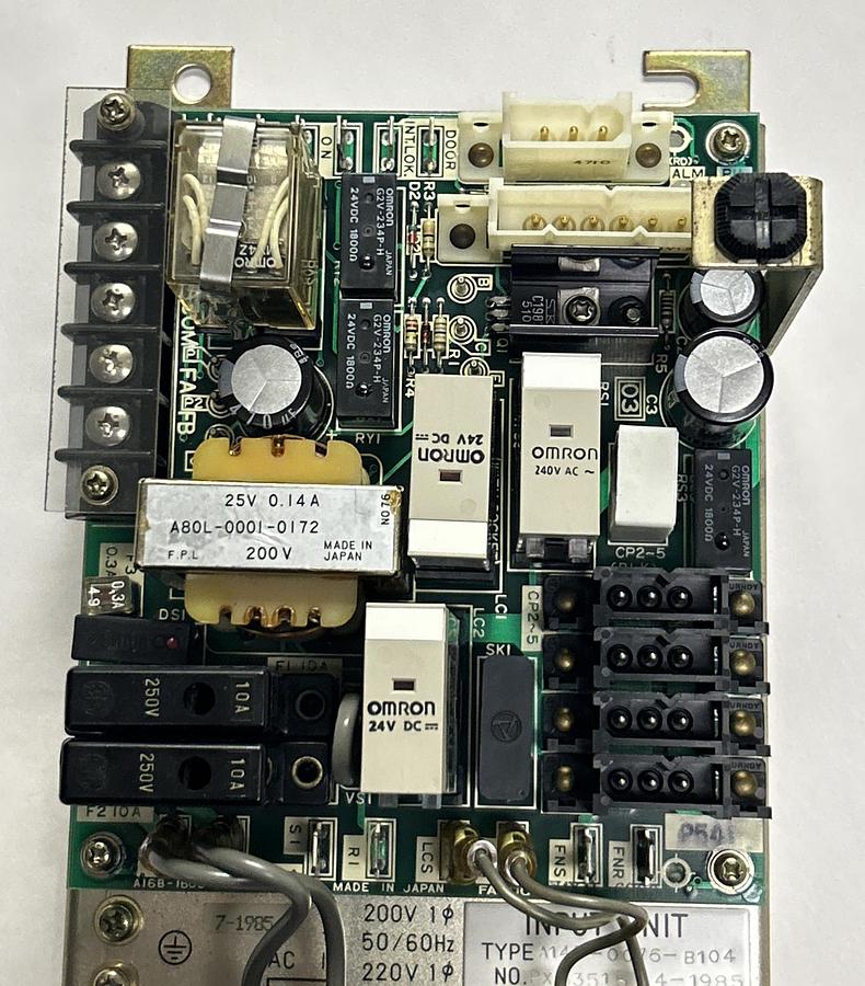 Used FANUC,A14B-0076-B104,POWER INPUT UNIT