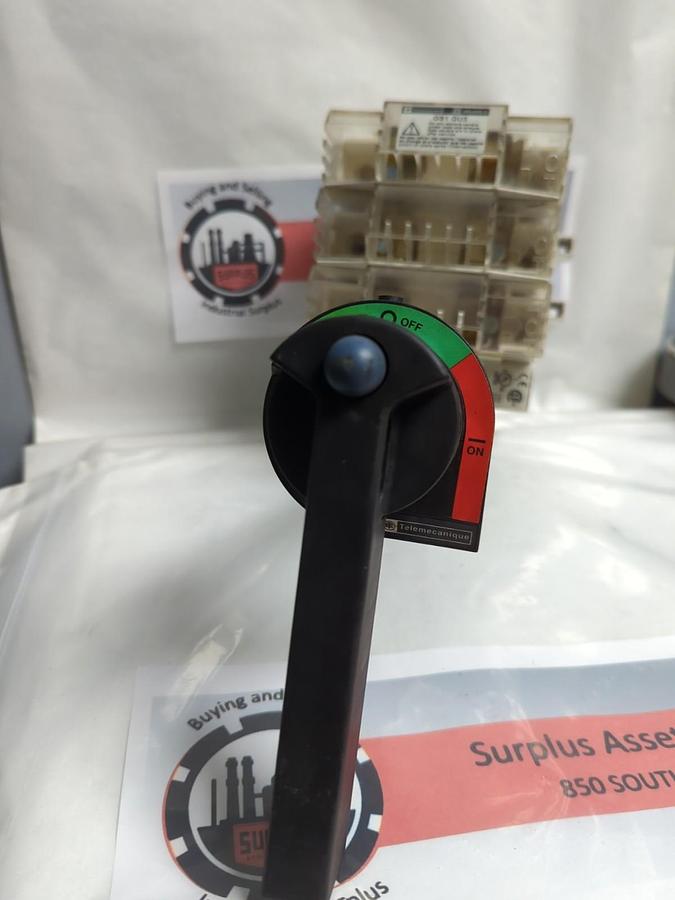 Used TELEMECANIQUE SQUARE D,GS1 GU3,DISCONNECT SWITCH J60A PRE-OWNED