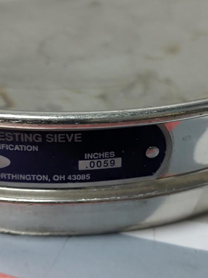 Used USA STANDARD,NO.100,TEST SIEVE 150UM INCHES ..0059 ASTM E-11 SPEC PRE-OWNED