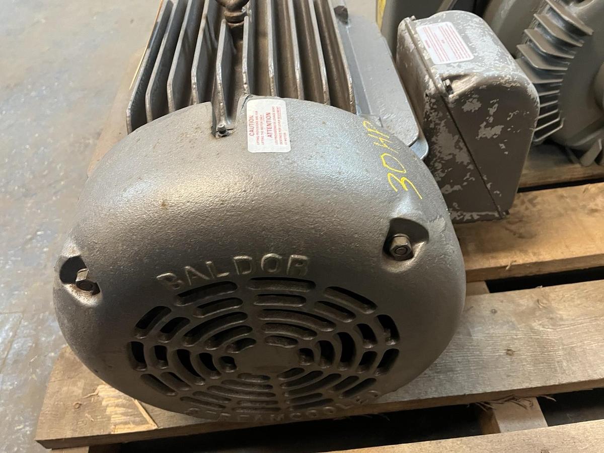 Used BALDOR,M4104T,MOTOR 30HP 3PH 1760RPM 286T