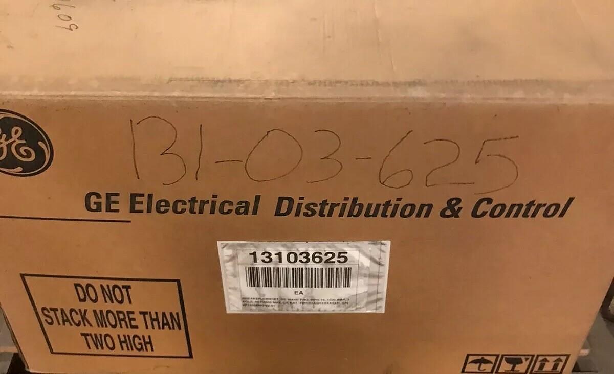 Used GE,WE2GAQHxxxxxxH,WPH-16 Wave Pro Breaker 1600AMP 600V 1000A Trip Unit