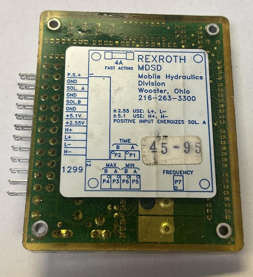 Used REXROTH,MDSD-2X/2,SOLENOID DRIVER BOARD
