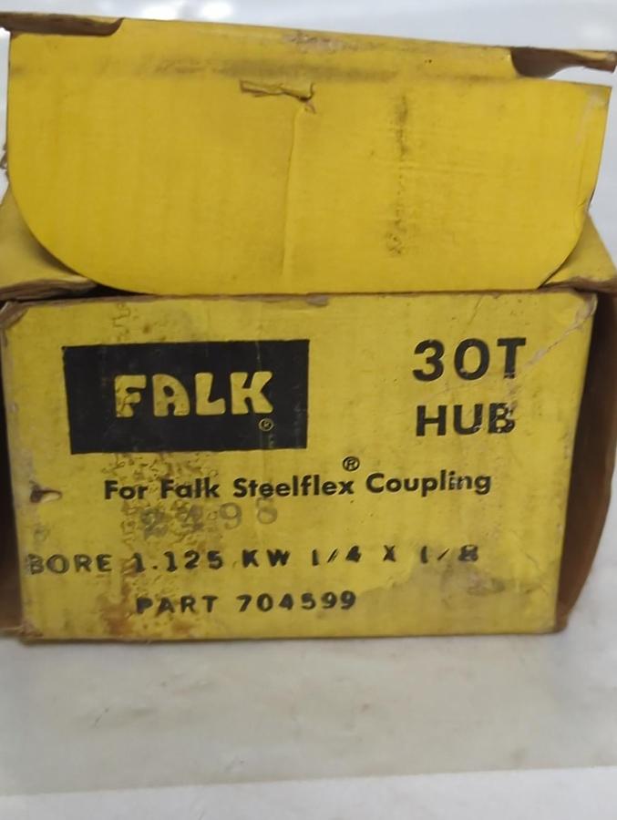 FALK,704599,30T HUB FOR STEELFLEX COUPLING 1,25 BORE 1/4 X 1/8 KW NOS