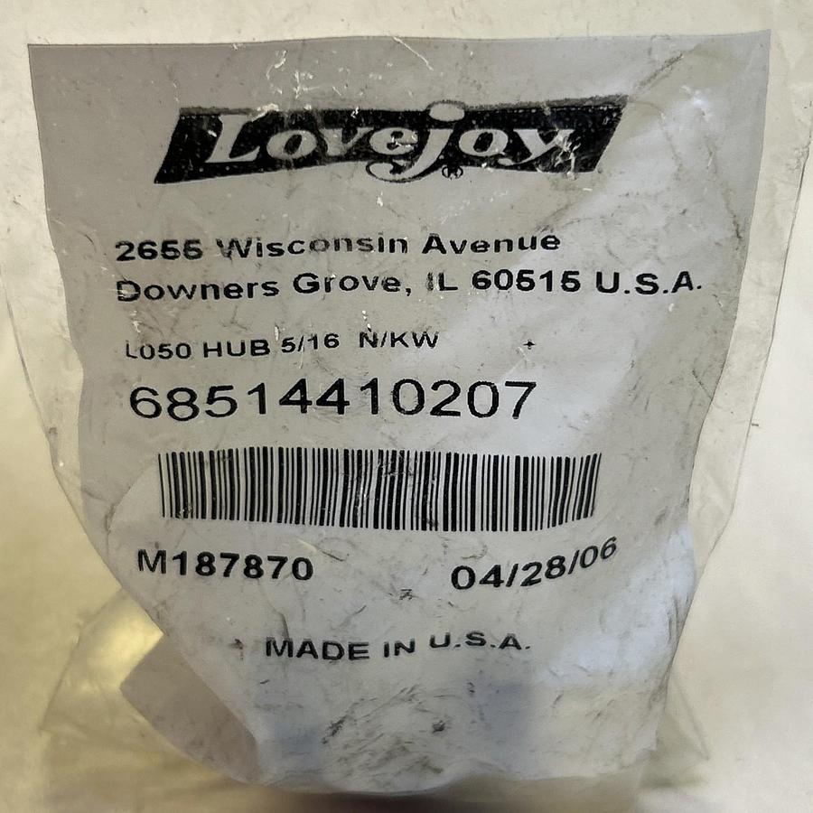 LOVEJOY,68514410207,L050 HUB 5/16 LOT OF 3 NOS
