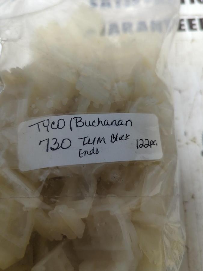 TYCO ELECTRIC/BUCHANAN,# 730,TERMINAL BLOCK END SECTIONS LOT OF 122 NOS