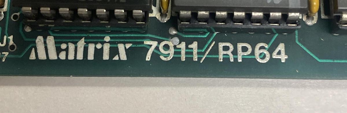 MATRIX,7911/RP64,PCB MEMORY MODULE ASSY NOS
