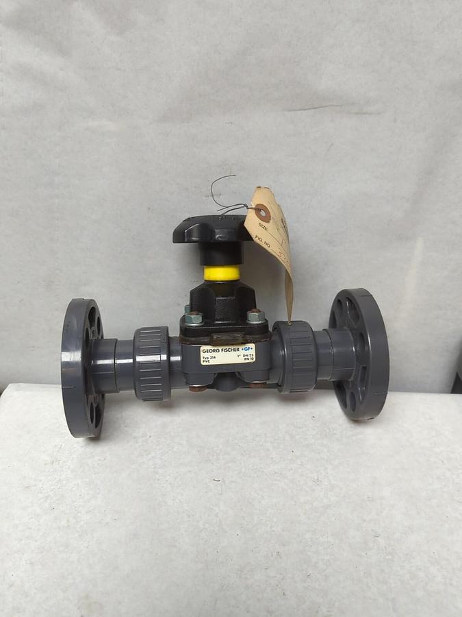 GEORGE FISCHER,TYPE 314,DIAPHRAGM VALVE DN25 PN10 NOS