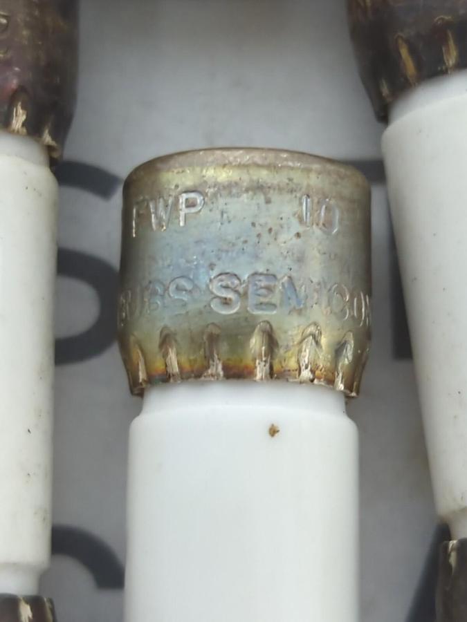 COOPER BUSSMANN,FWP10,SEMICONDUCTOR 10 AMP FUSE LOT OF 20 NOS