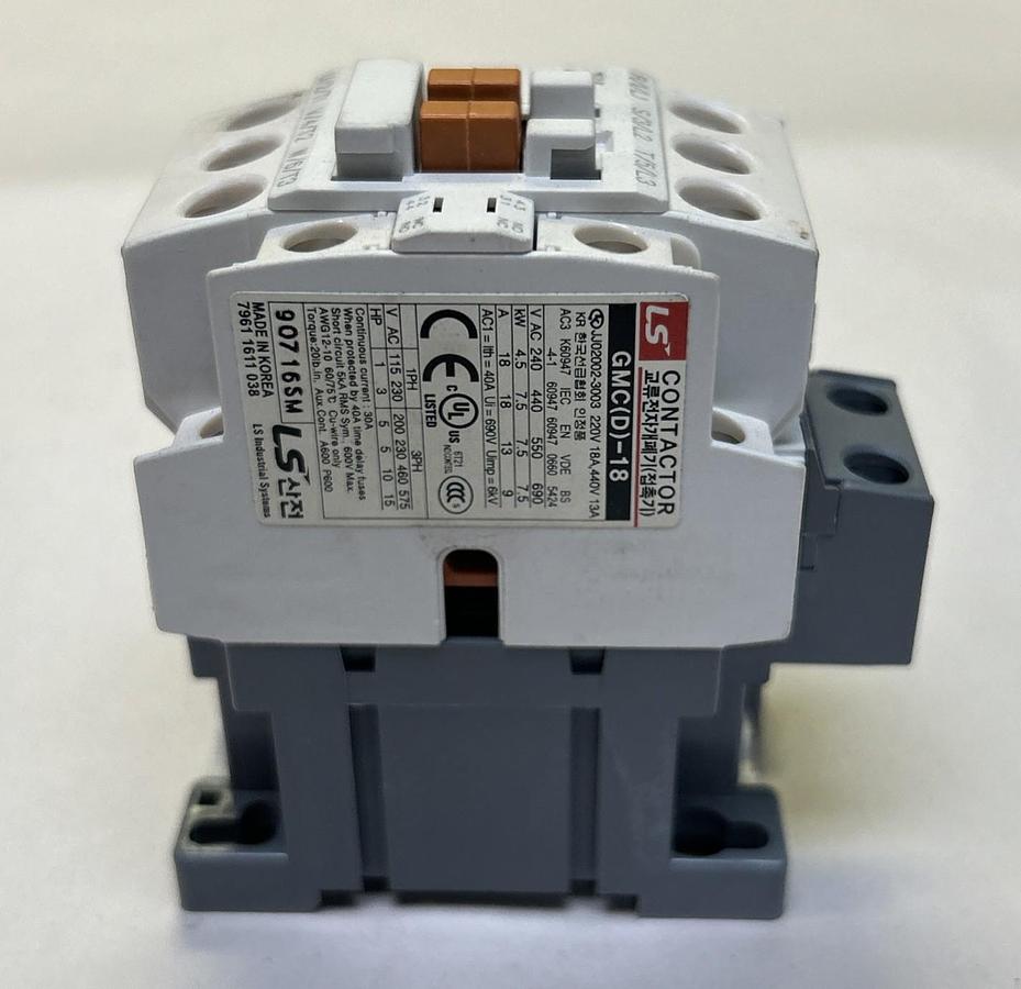 ALTECH CORP,GMC-18-AC120V,CONTACTOR NOS