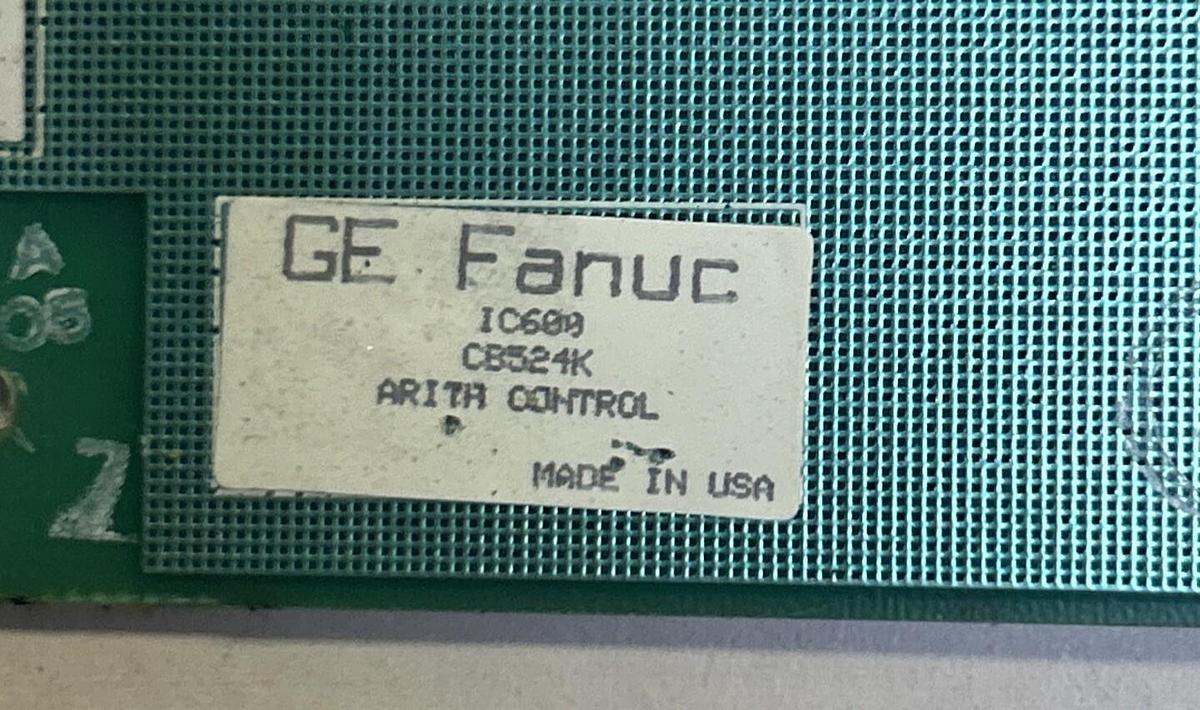 Used GE FANUC,IC600CB524K,ARITHMETIC CONTROL MODULE