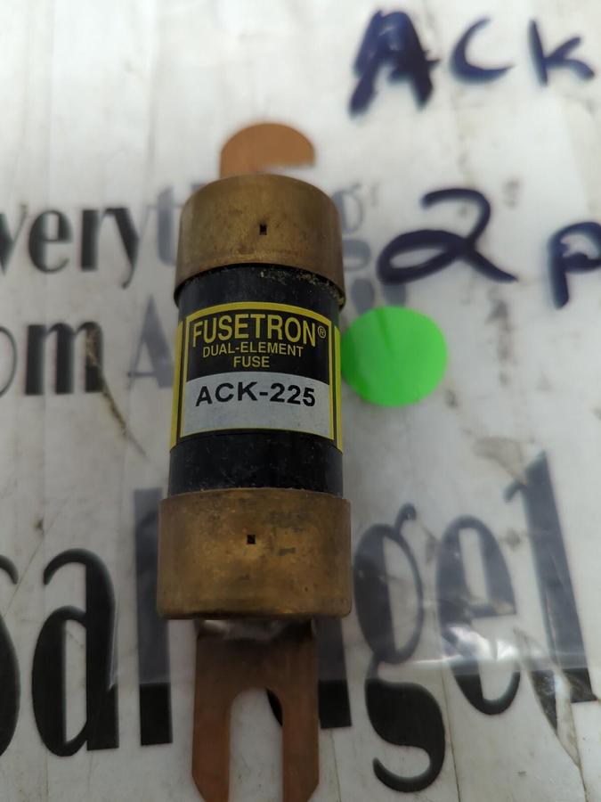 COOPER BUSSMANN,ACK-225,FUSES LOT OF 2 NOS
