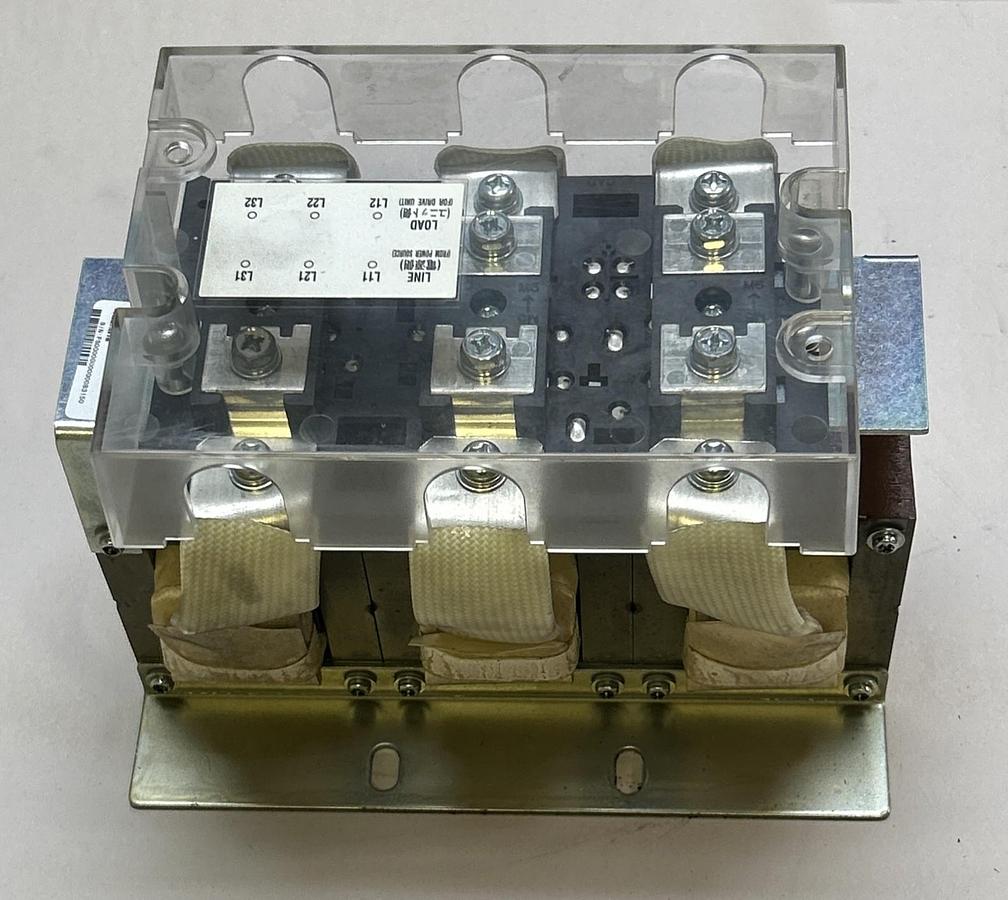 Used MITSUBISHI,BKO-NC6851H25,AC REACTOR 133AMP 3 PHASE 200/200-230V